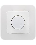 LED Dimmer - 230V - Inbouw Enkel Knop - 1-300W - Wit