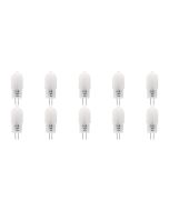 LED Lamp 10 Pack - G4 Fitting - Dimbaar - 2W - Helder/Koud Wit 6000K - Melkwit | Vervangt 20W