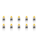 LED Lamp 10 Pack - G4 Fitting - Dimbaar - 2W - Helder/Koud Wit 6000K | Vervangt 20W