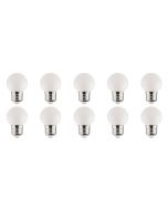 LED Lamp 10 Pack - Romba - Wit Gekleurd - E27 Fitting - 1W