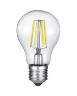 LED Lamp - Filament - Trion Limpo - E27 Fitting - 7W - Warm Wit 2700K - Glans Chroom - Glas