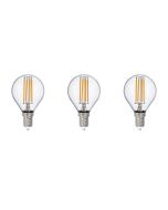 LED Lamp - Filament - Trion Limpo - E27 Fitting - 7W - Warm Wit 2700K - Glans Chroom - Glas