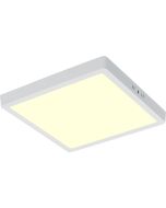 LED Paneel - 30x30 Warm Wit 3000K - 28W Opbouw Vierkant - Mat Wit - Flikkervrij