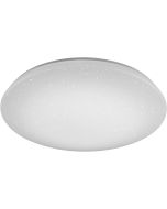 LED Plafondlamp WiZ - Trion Nilon - 40W - Aanpasbare Kleur - Dimbaar - Afstandsbediening - Sterlicht - Rond - Mat Wit - Kunststof