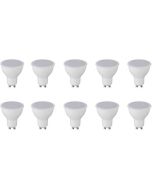 LED Spot 10 Pack - GU10 Fitting - 6W - Helder/Koud Wit 6400K