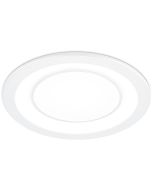 LED Spot - Inbouwspot - Trion Cynomi - 10W - Warm Wit 3000K - Rond - Mat Wit - Kunststof - Ø140mm