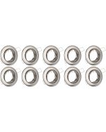 Spot Armatuur 10 Pack - GU10 Fitting - Inbouw Rond - Mat Chroom Aluminium - Kantelbaar Ø90mm