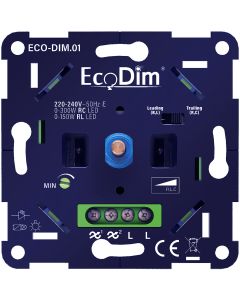 CALEX - LED Dimmer - Inbouwdimmer - Enkel Knop - 3-70W