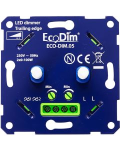 CALEX - LED Dimmer - Inbouwdimmer - Enkel Knop - 3-70W