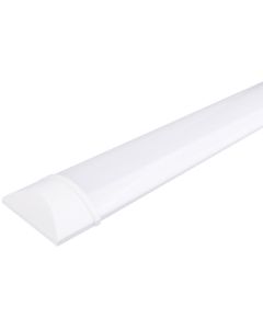 LED Balk - Aigi Tynom - 20W - Helder/Koud Wit 6000K - Mat Wit - Kunststof - 60cm 