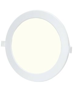 LED Downlight Slim 6 Pack - Inbouw Rond 3W - Natuurlijk Wit 4200K - Mat Wit Aluminium - Ø90mm