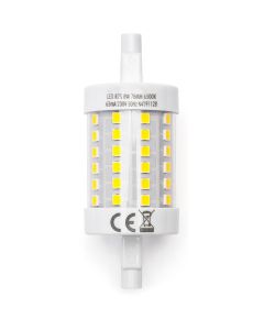 LED Lamp - Aigi Trunka - R7S Fitting - 8W - Helder/Koud Wit 6500K - Geel - Glas