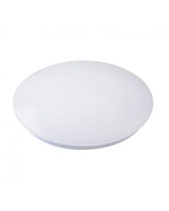 LED Lamp - Basic - Opbouw Rond 15W - Natuurlijk Wit 4200K - Mat Wit Aluminium - Ø230mm