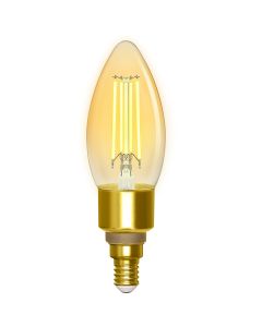 CALEX - LED Lamp - Globe - Filament G125 - E27 Fitting - Dimbaar - 4W - Warm Wit 2100K - Amber