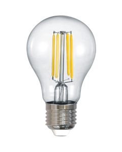 LED Lamp - Filament - Trion Limpo - E27 Fitting - 7W - Warm Wit 2700K - Glans Chroom - Glas