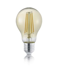 LED Lamp - Filament - Trion Limpo - E27 Fitting - 7W - Warm Wit 2700K - Glans Chroom - Glas