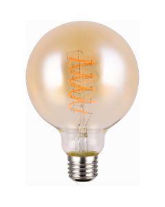 LED Lamp - Filament - Trion Limpo - E27 Fitting - 7W - Warm Wit 2700K - Glans Chroom - Glas