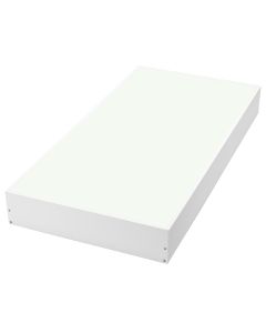 LED Paneel - Aigi Limno Slim - 60x60 - Aanpasbare Kleur CCT - 32W Opbouw Vierkant - Smart Wifi - Dimbaar - Mat Wit - Aluminium