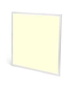 LED Paneel - Aigi Limno Slim - 60x60 - Warm Wit 3000K - 32W - Smart LED - Slimme LED - Dimbaar - Inbouw Vierkant - Mat Wit - Flikkervrij