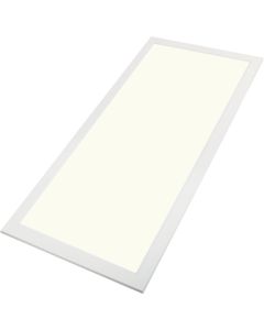 LED Paneel - Aigi - 30x60 Natuurlijk Wit 4000K - 25W Inbouw Rechthoek - Mat Wit - Aluminium