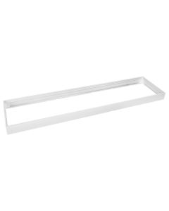 LED Paneel Opbouw Frame - Velvalux - 30x120 - Aluminium - Rechthoek - Wit