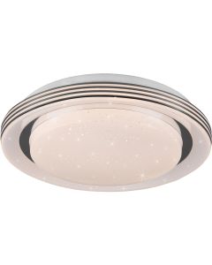 LED Plafondlamp - Plafondverlichting - Trion Unvino - 10W - Aanpasbare Kleur - Rond - Mat Wit - Kunststof