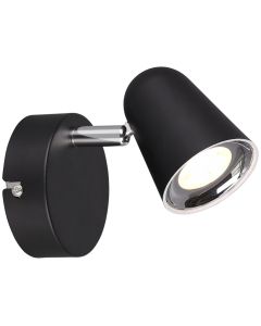 LED Plafondspot - Trion Nonta - GU10 Fitting - 3W - Warm Wit 3000K - 1-lichts - Rond - Mat Nikkel - Aluminium