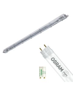 LED TL Armatuur met T8 Buis Incl. Starter - Aigi Dybolo - 60cm Enkel - 8W - Natuurlijk Wit 4200K - Beschermingsgraad IP20