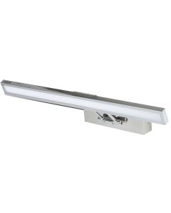 LED Spiegelverlichting - Schilderijverlichting - Trion Codrado - 8W - Warm Wit 3000K - Mat Nikkel - Aluminium