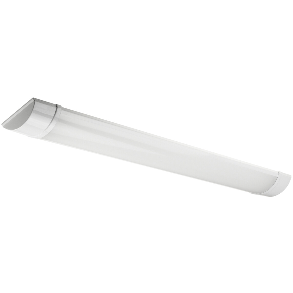 LED Batten - Titro - 18W - Tageslicht 6400K - Aluminium - 60cm