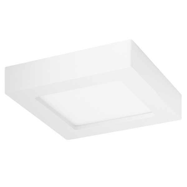 LED Downlight Pro - Aigi - Aufbau Quadratisch 18W - Tageslicht 6000K - Mattweiß Aluminium - 227mm