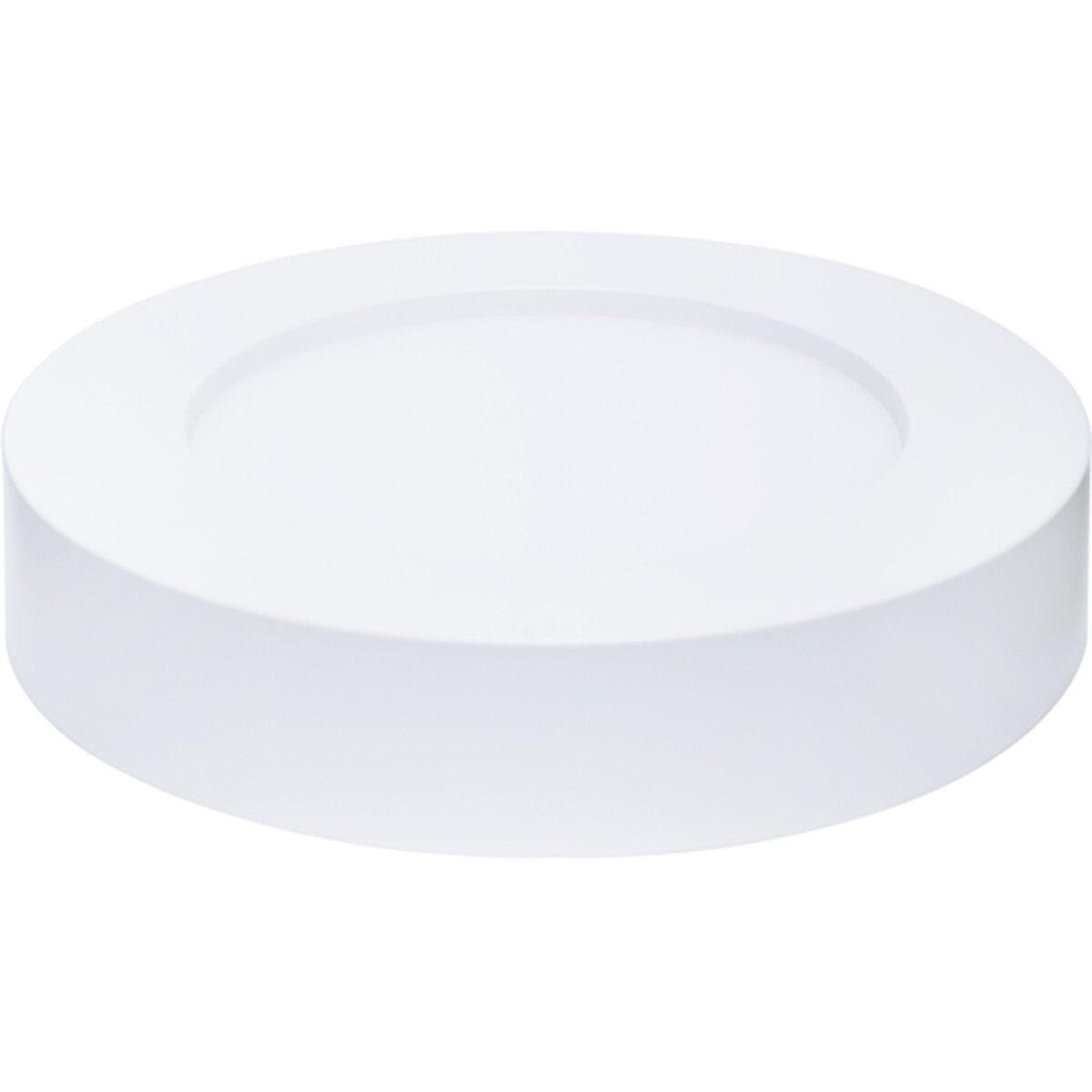 LED Downlight Slim Pro - Aigi Strilo - Aufbau Rund 6W - Universalweiß 4000K - Mattweiß - Kunststoff