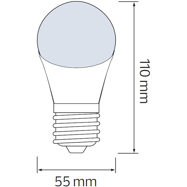 LED Lampe 10er Pack - Specta - Gelb Farbig - E27 Sockel - 3W