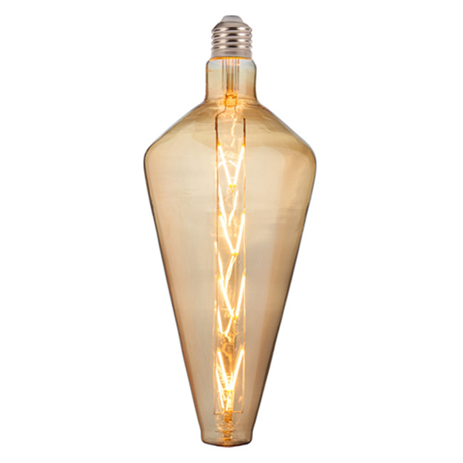 LED Lampe - Design - Panaro - E27 Sockel - Amber - 8W - Warmweiß 2200K