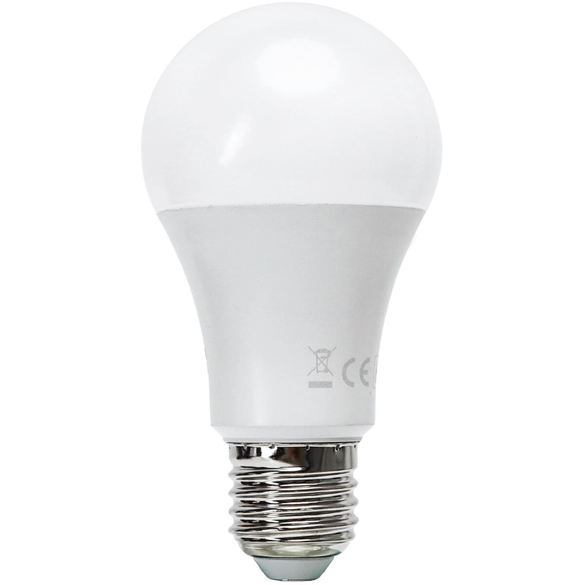 LED-Lampe - Smart LED - Aigi Exona - Bulb A60 - 9W - E27 Fassung - Wifi LED - RGB + Anpassbare Lichtfarbe - Mattweiß - Glas