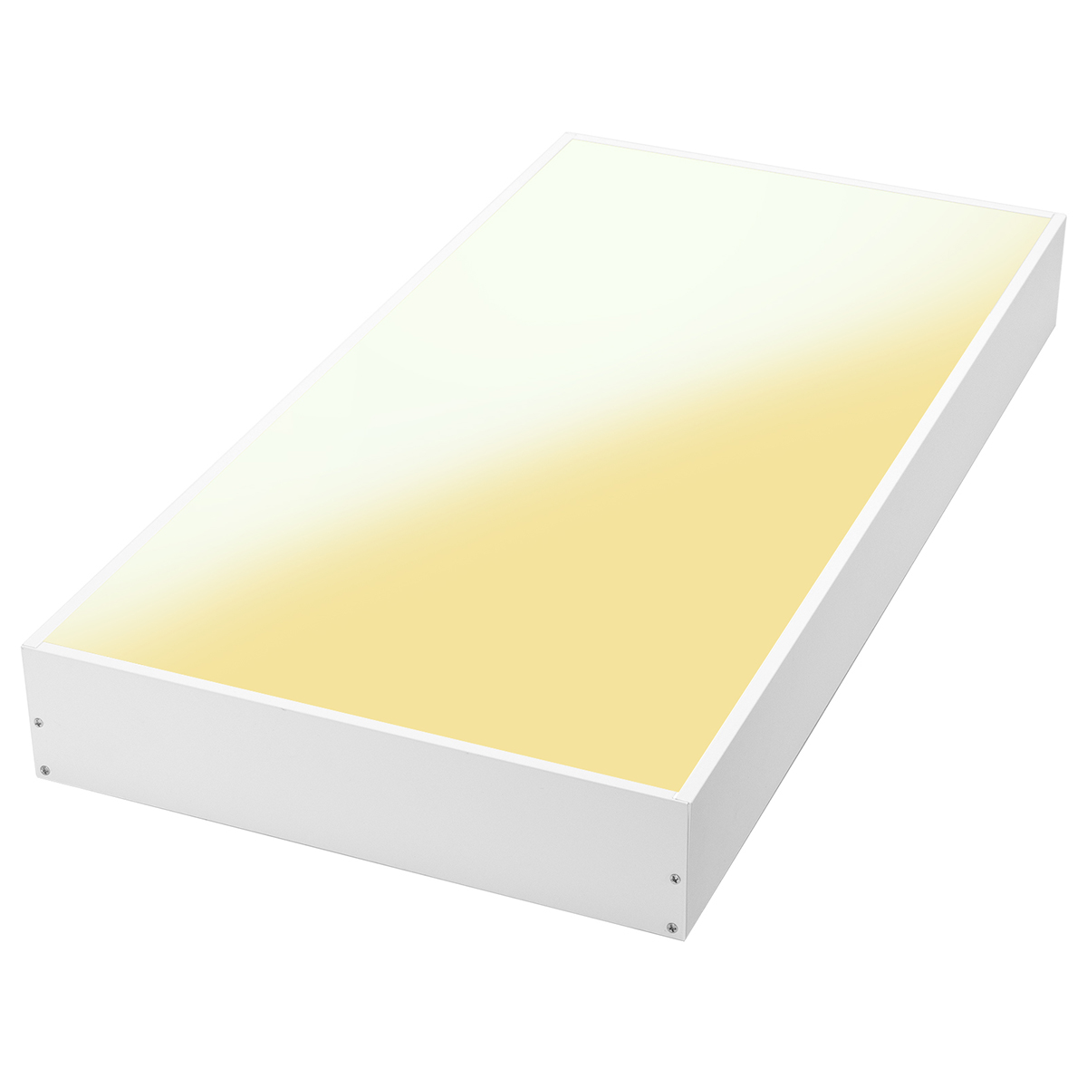 LED-Panel 30x60 - Velvalux Lumis - Anpassbare Farbe CCT - 24W - Aufbau - Rechteckig - Weiß - Flackerfrei