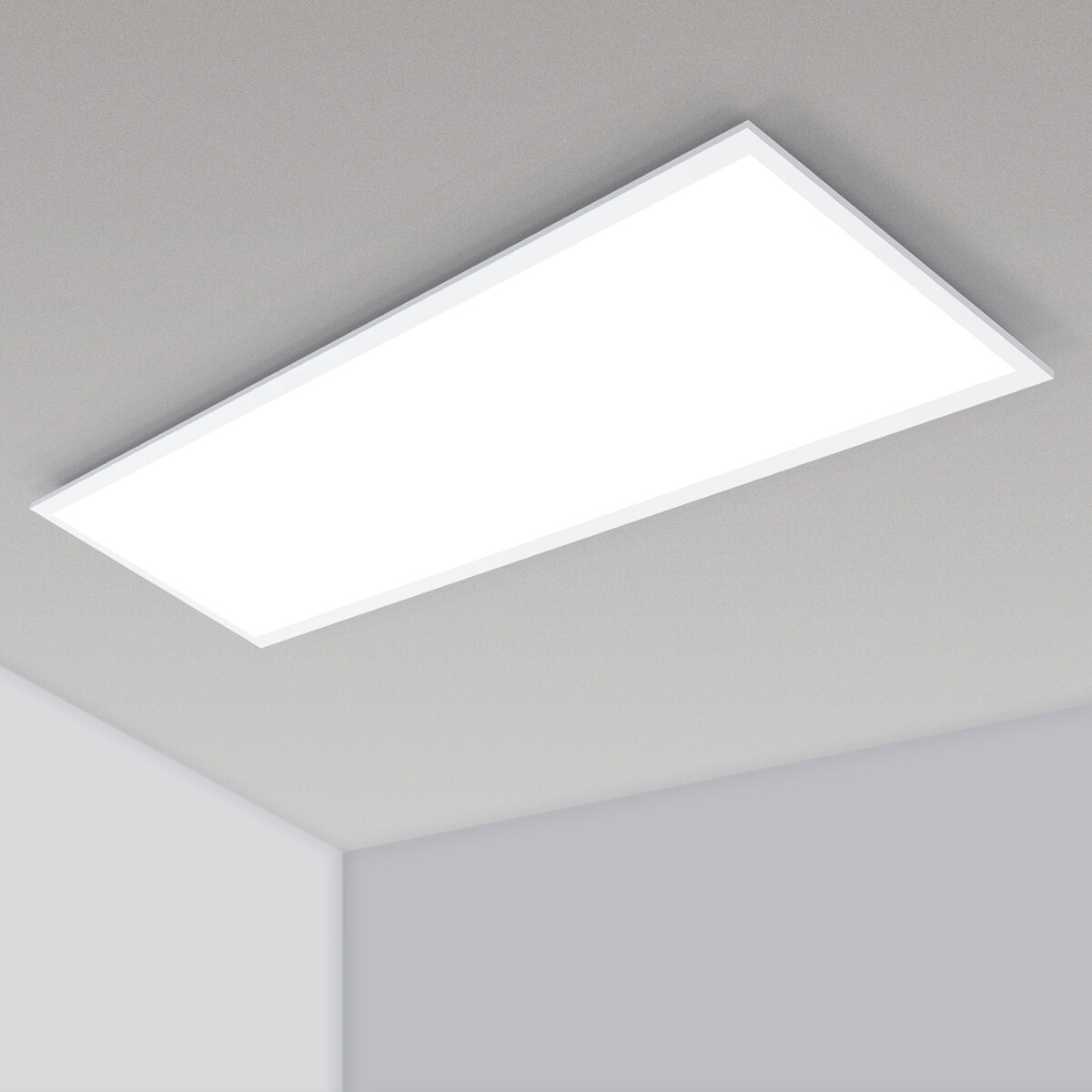 LED-Panel 30x60 - Velvalux Lumis - LED-Panel für abgehängte Decken - Naturweiß 4000K - 24W - Einbau - Rechteckig - Weiß - Flackerfrei