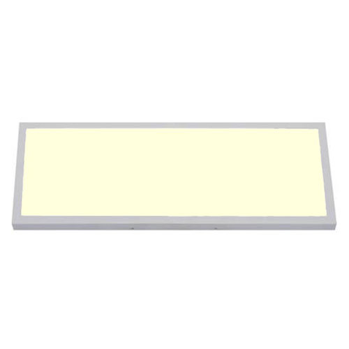 LED Panel - 30x60 Warmweiß 3000K - 24W Aufbau Rechteckig - Mattweiß - Flimmerfreies