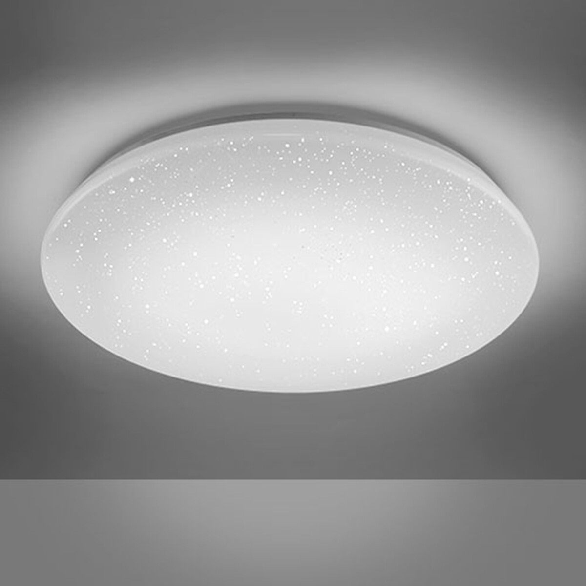 LED Deckenleuchte WiZ - Smart LED - Trion Nilon - 40W - Anpassbare Lichtfarbe - Dimmbar - Fernbedienung - Sternenlicht - Rund - Mattweiß - Kunststoff