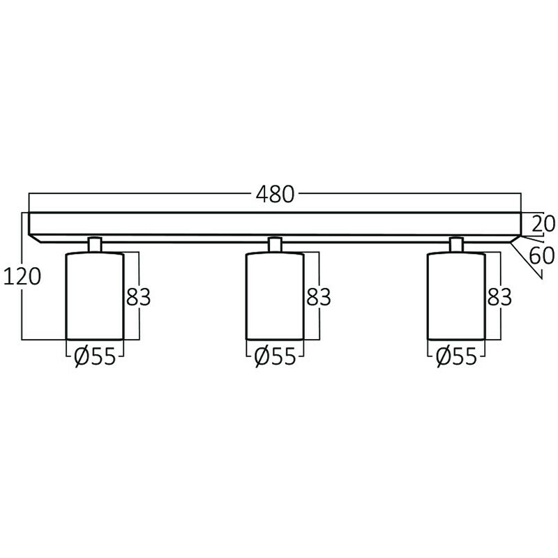 LED Deckenstrahler - Brinton Betin - GU10 Fassung - 3-Lichter - Rund - Mattweiß - Schwenkbar - Aluminium - Philips - CorePro 840 36D - 13.8W - Neutralweiß 4000K