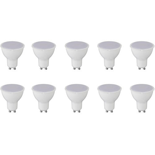 LED Spot 10er Pack - GU10 Sockel - 6W - Tageslicht 6400K