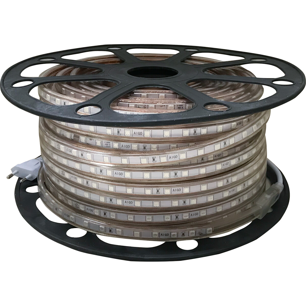 LED Strip - Aigi Strabo - 50 Meter - Dimmbar - IP65 Wasserdicht - Blau - 5050 SMD 230V