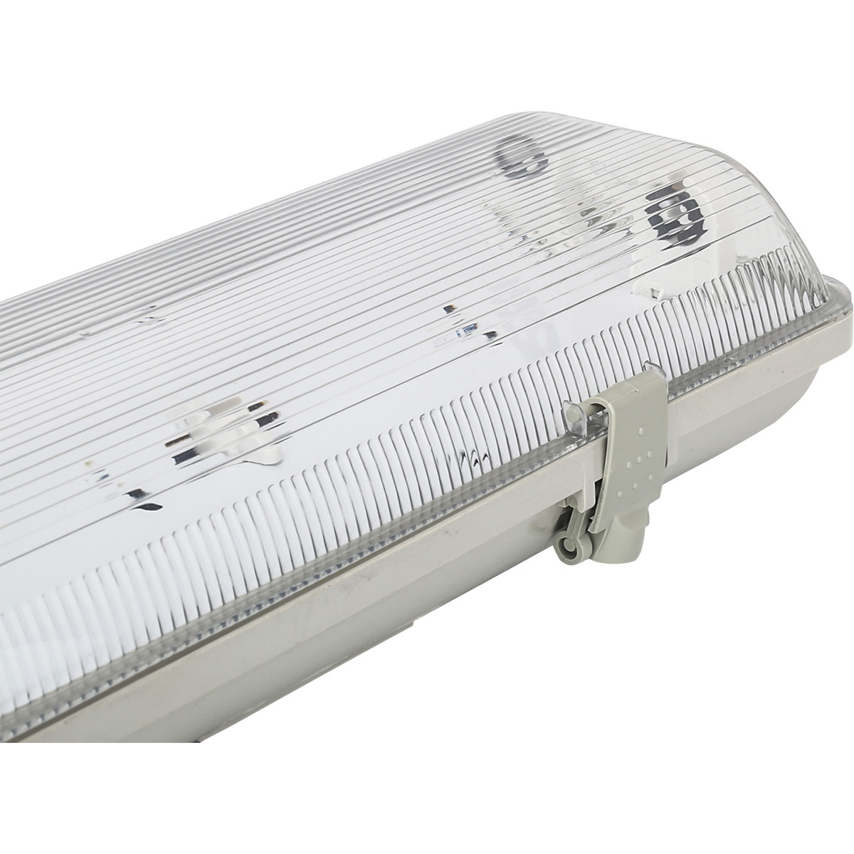 LED TL Feuchtraum-Wannenleuchte T8 - Aigi - 120cm Doppel - Wasserdicht IP65 - Kunststoff