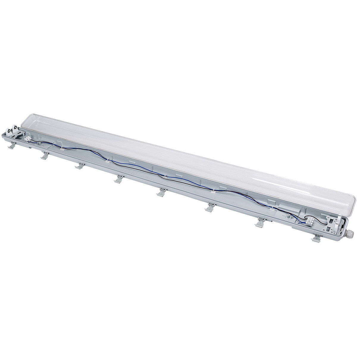 LED Feuchtraumleuchte mit T8 G13 Röhren - Velvalux Strela - 150cm - Doppelt - Verbindbar - Wasserdicht IP65 - 40W 4800lm - 840 Universalweiß 4000K | Ersetzt 294W