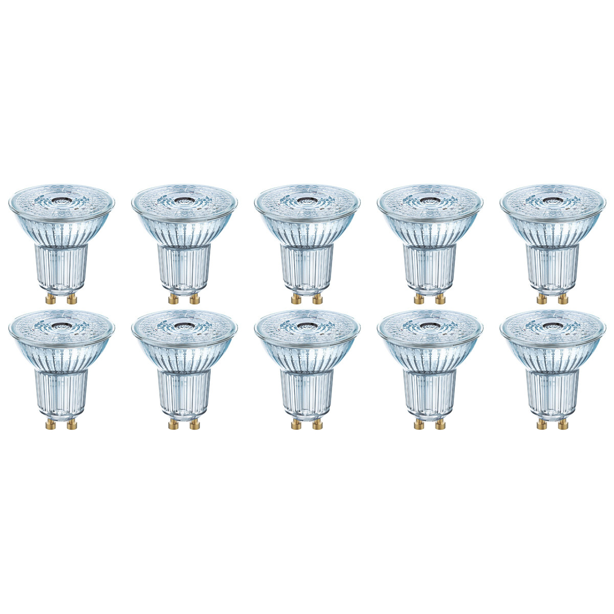 LEDVANCE - LED Spot 10er Pack - Parathom PAR16 927 36D - GU10 Sockel - Dimmbar - 3.4W - Warmweiß 2700K | Ersetzt 35W