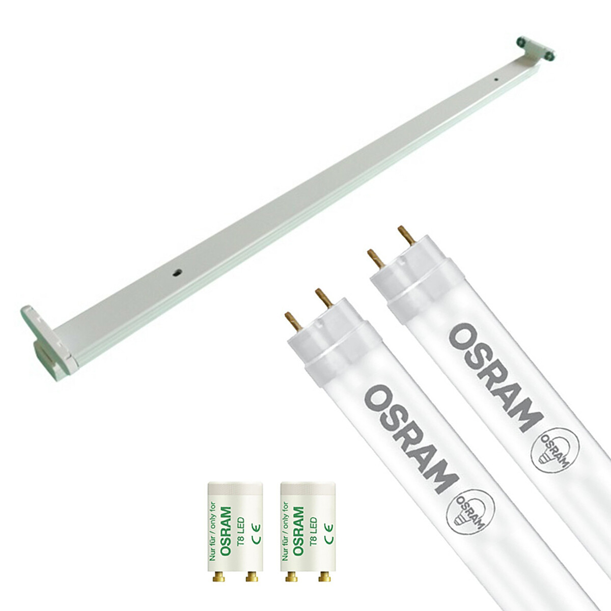 OSRAM - LED TL Leuchtstofflampe T8 mit Leuchtstofflampe - SubstiTUBE Value EM 865 - Aigi Dybolo - 150cm Doppel - 38.2W - Tageslicht 6500K