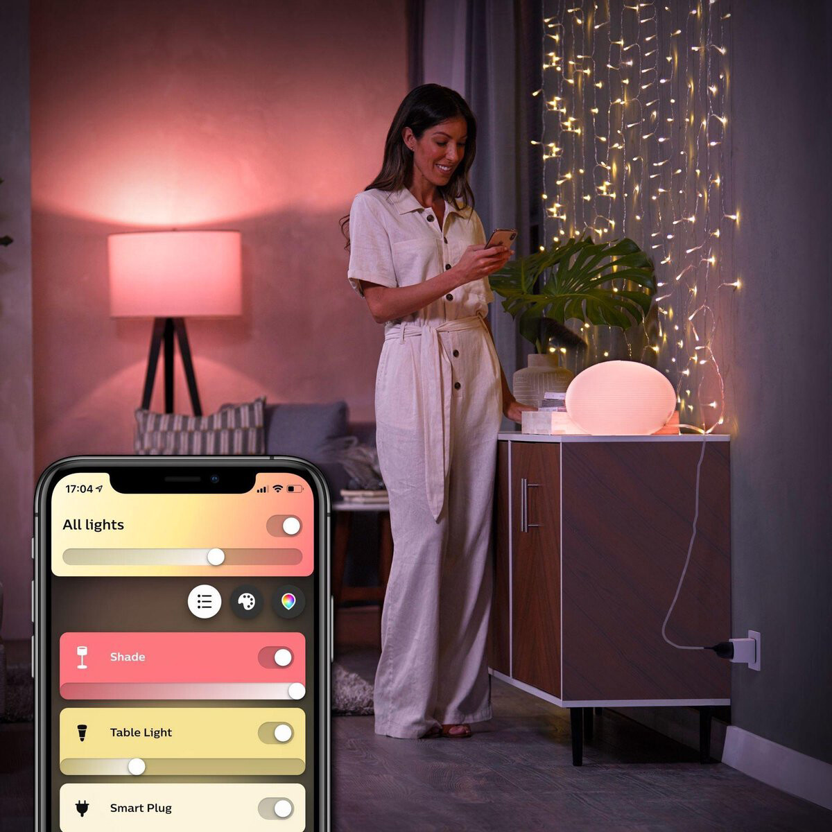 PHILIPS HUE - Smart Plug - Smart Stecker - Bluetooth - Quadrat - Weiß