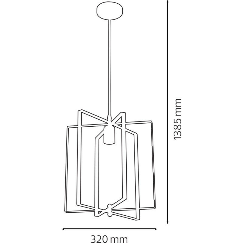 LED Hängelampe - Noby Industriell - E27 Fassung - Rund - Matt Schwarz - Aluminium - Philips - CorePro Lustre 827 P45 FR - 5.5W - Warmweiß 2700K