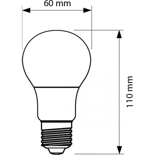 PHILIPS - LED Lamp 10er Pack - CorePro LEDbulb 827 A60 - E27 Sockel - 5.5W - Warmweiß 2700K | Ersetzt 40W