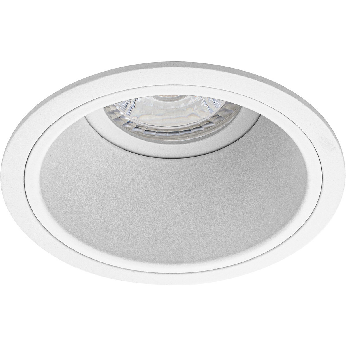 PHILIPS - LED Spot Set - CorePro 840 36D - Pragmi Minko Pro - GU10 Sockel - Einbau Rund - Mattweiß - 4.6W - Universalweiß 4000K - Deep - Ø90mm